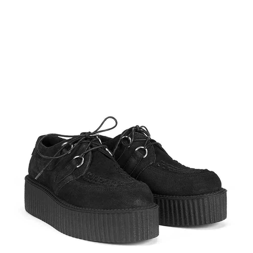 Altercore - Ered Suede Creepers - Zwart